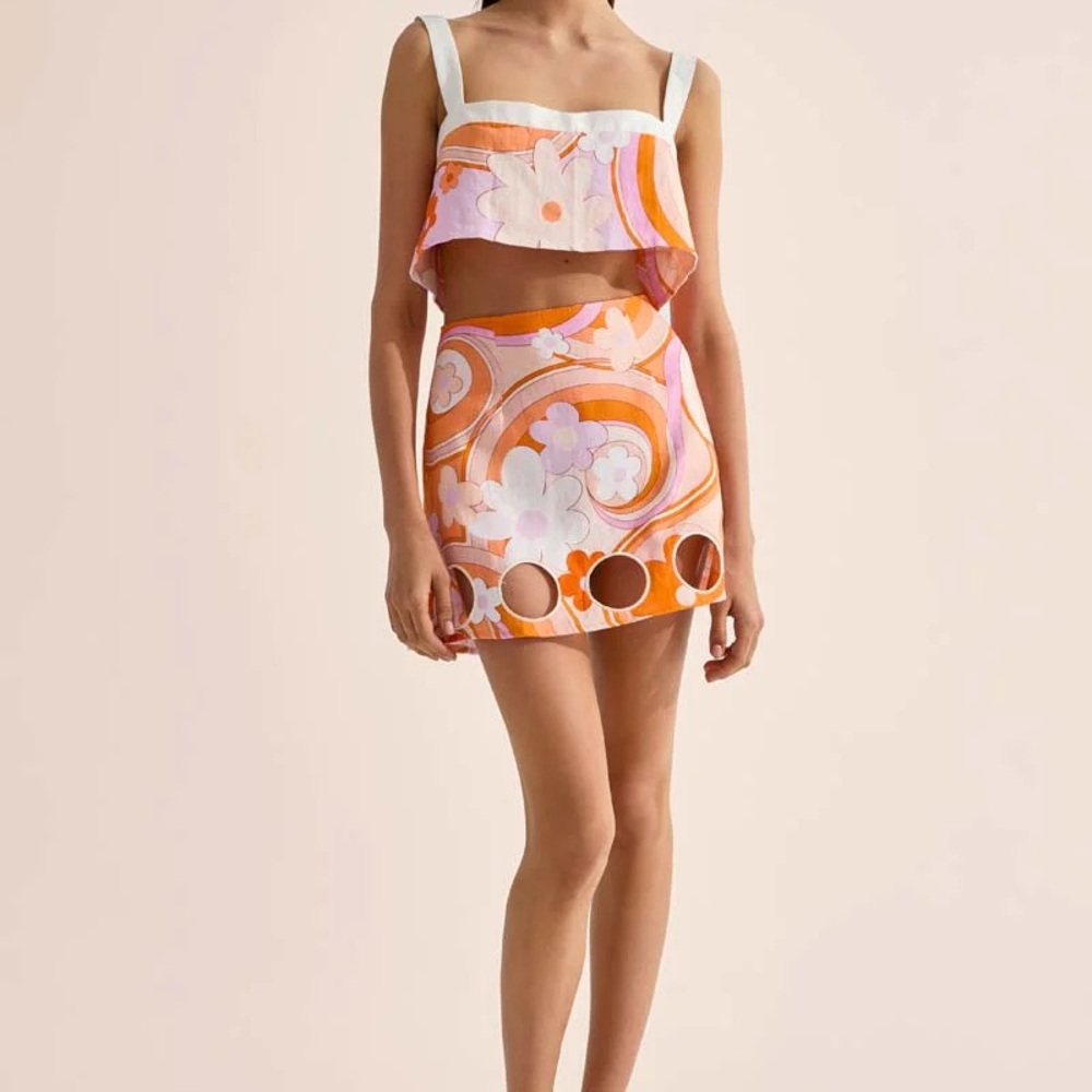 Cin cin floral Orange and Pink set
